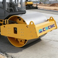 Rouleau compresseur à tambour unique CNCMC TRSH12 110 kW avec moteur Cummins, 12 tonnes, tambour de 2100 mm, compacteur vibrant pour la construction de routes en asphalte