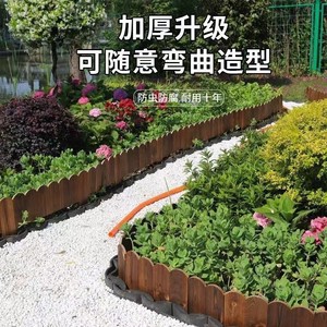 Wooden <b>Fence</b> Panel 120cm Rot Proof Outdoor Garden <b>Border</b> For Flower Bed And Vegetable Garden Enclosure - Product Image 3