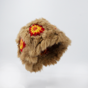 Vente chaude Unisexe Stretch Chapeau Personnalisé Acrylique Fourrure Moelleux Fourrure Tricoté Bonnet Chapeaux Avec Jacquard <span class=keywords><strong>Mohair</strong></span> - Product Image 3