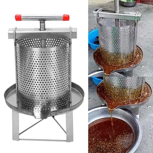 Presse à cire d'abeille manuelle en acier inoxydable pour l'apiculture, petit extracteur <span class=keywords><strong>de</strong></span> miel domestique - Product Image 5