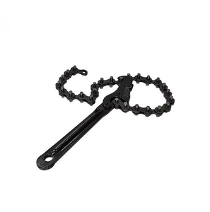 Clé à <span class=keywords><strong>filtre</strong></span> à <span class=keywords><strong>huile</strong></span> réglable de type chaîne de 9 pouces, outils de réparation de moteur pour utilisation sur véhicule - Product Image 1