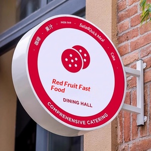<span class=keywords><strong>LEBE</strong></span> Enseigne publicitaire ovale décorative en fer forgé de style européen, éclairée par LED, pour magasins de vêtements, double face, éclairée en extérieur - Product Image 5