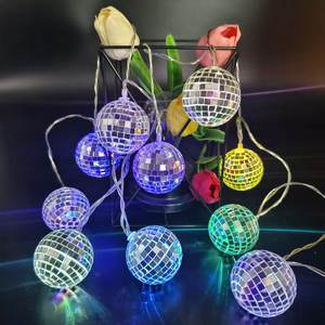 Гирлянда JUFU 2AA 10LED, 5 см, для помещений, светодиодная, в форме марокканских шаров, 3000K, теплый белый свет, гарантия 2 года - Product Image 3