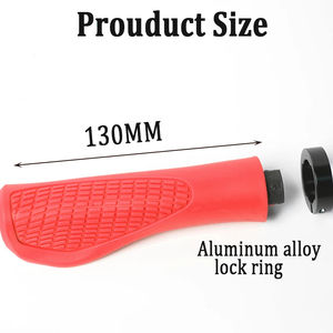 OEM/ODM Mango de bicicleta Cómodo Caucho MTB Empuñadura de bicicleta Ultraligero Amortiguador Empuñaduras de ciclismo Asas impermeables Pieza de bicicleta - Product Image 4