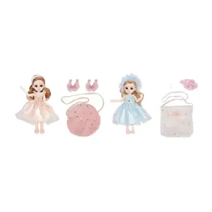 Hete Verkoop Mooie Anime Meisje Poppen Figuur Plastic Prinses Beeldje
