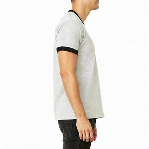 Men's T-<b>Shirts</b> High Quality Wholesale 100% Cotton Plus Size <b>Plain</b> Custom Silk Screen Printing Oversized <b>White</b> Worsted - Product Image 3