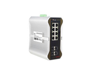 Commutateur réseau industriel géré L2+ 2.5G à 12 ports, 90W PoE, 8 ports PoE 10/100/1000/2500M + 4 ports SFP 1/10G Uplink - Product Image 1