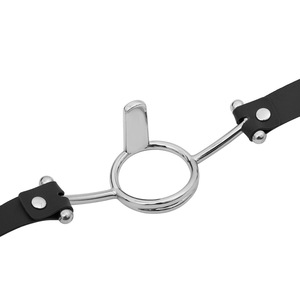 HM Masque Bouche Ouverte Gag En Acier Inoxydable Bouche Gag Sex Toy Bouche Gag Avec Abaisse-<span class=keywords><strong>Langue</strong></span> - Product Image 4