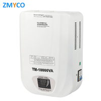 Regulator tegangan AC otomatis 220V dinding, penstabil Relay AVR fase tunggal 5KVA 10KVA 15KVA untuk pendingin udara rumah