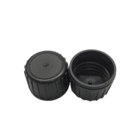 Bouchon de bouteille d'huile essentielle, doseur noir vif, 1 pièce de 28mm, avec bouchon slim