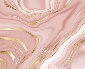 Hellrosa Tapete Liquid Marble Design Abstrakte Malerei Hintergrund mit Gold Splash Textur Wandbilder - Product Image 2