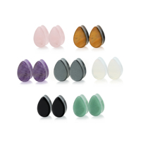 Boucles d'oreilles pendantes unisexes en jade et opale, style bohème rétro, idéales pour les rassemblements quotidiens et les mariages