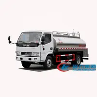 Dongfeng 4X2 304-2B מזון כיתה נירוסטה 5cbm 5T 5000 ליטר חלב טנק משאית למכירה