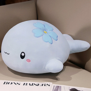 Peluche Creativo de Ballena Sakura, Juguete de Peluche para Dormir, Almohada de <span class=keywords><strong>Pez</strong></span>, Muñeco Súper Suave con Relleno de Algodón PP, Lavable, Personalizable, ODM - Product Image 6