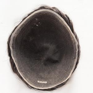 Système de remplacement capillaire en cheveux humains de qualité supérieure, à prix de gros, fabriqué en Australie, avec une ligne de cheveux naturelle, <span class=keywords><strong>perruque</strong></span> pour hommes à peau fine, toupet - Product Image 2