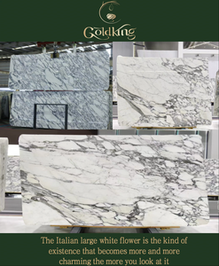 卡拉拉白大理石板抛光表面现代设计天然石材酒店应用大板尺寸 - Product Image 2