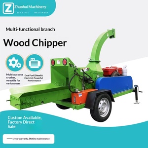 Broyeur mobile pour aménagement paysager, branches d'arbres fruitiers, feuilles, rotin, humide et sec - Product Image 1