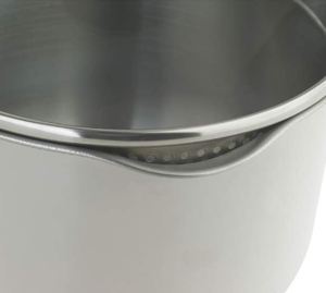 Ensemble de casseroles en acier inoxydable de style moderne pour la cuisine et les restaurants, avec poignées en bakélite et fond à induction, <span class=keywords><strong>couvercle</strong></span> en verre, 6 pièces - Product Image 2