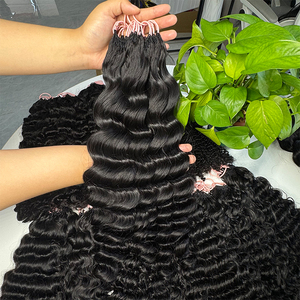 Wholesale Vietnamese <b>Feather</b> Crochet Human Hair Loose Deep Wave Extensions Bulk Supplier for Salons and Hair Vendors - Product Image 1