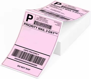 Trực tiếp nhiệt vận chuyển nhãn 4*6 bóng nhiều lớp tự dính giấy Sticker trắng mã vạch quy mô nhãn CuộN - Product Image 2