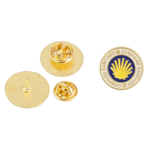 Pin <span class=keywords><strong>de</strong></span> solapa metálico esmaltado con diseño <span class=keywords><strong>de</strong></span> Concha <span class=keywords><strong>de</strong></span> Vieira y Cruz <span class=keywords><strong>de</strong></span> San James, distintivo y marcador <span class=keywords><strong>de</strong></span> ruta del Camino <span class=keywords><strong>de</strong></span> <span class=keywords><strong>Santiago</strong></span>, para peregrinos, al por mayor - Product Image 3