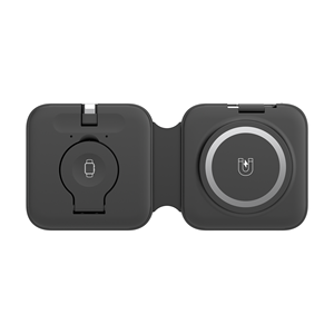 새로운 도착 마그네틱 충전기 무선 전화 홀더 자석 전화 14 15W 고속 접이식 무선 충전 - Product Image 4