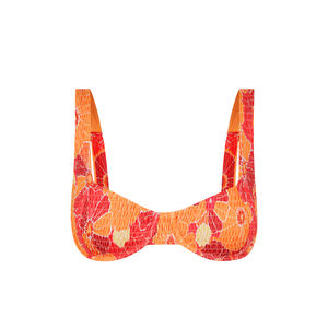 Traje <span class=keywords><strong>de</strong></span> Baño <span class=keywords><strong>de</strong></span> Diseño Nuevo 2023 para Mujer, Estampado Floral, Bikini Fruncido, Conjunto <span class=keywords><strong>de</strong></span> Bikini Sexy con Aros para la Playa, Traje <span class=keywords><strong>de</strong></span> Baño Push-Up para Mujer - Product Image 4