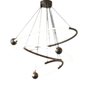 2023 High-End Designer Pendant <b>Light</b> All-Copper Modern Minimalist Luxury <b>Dining</b> Room Lamp Middle-Sized Hanging Installation - Product Image 2