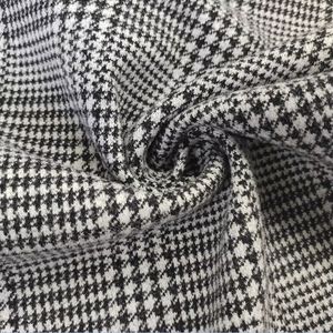 Vente directe d'usine de tissu tricoté en jacquard à carreaux en <span class=keywords><strong>tweed</strong></span> brossé 100% polyester pour costumes d'hommes et de filles - Product Image 6