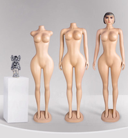 Mannequins en plastique de grande taille pour femmes, vente à chaud