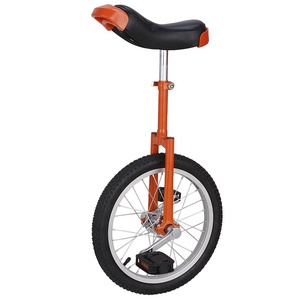 Cycliste Adolescent équitation Monocycle à L'extérieur En Journée D'été