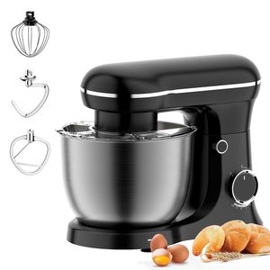 Robot pâtissier ménager 120V 5QT, batteur mélangeur planétaire électrique pour gâteaux, pains et pâtes, appareil de cuisine domestique - Product Image 1