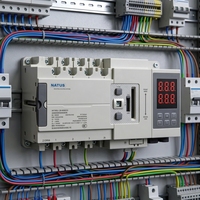 Commutateur de transfert automatique à double alimentation NATUS NTDT85-125B-II 125A 2P/3P/4P 800V pour alimentation secteur et alimentation de secours par générateur