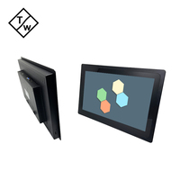 Écran tactile capacitif 10 points à cadre ouvert de 18,5 pouces, moniteur HD VGA métallique 16:9 1366x768 pour les entreprises, nouveau produit