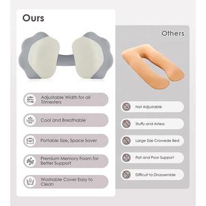 Nouvellement conçu prix d'usine orthopédique aide au sommeil soulagement de la douleur médecin recommandé Portable respirant maternité corps oreiller - Product Image 4