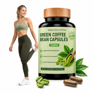 Cápsulas de Café Verde 120mg, Suplemento Dietético a Base de Plantas, Antioxidantes, Apoyo al Metabolismo, Control de Peso, 60 Cápsulas - Product Image 1