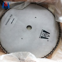 Lame de scie circulaire industrielle blanche de 1,2 mètre, grand diamètre, revêtement Ti, pour la découpe du marbre, du calcaire et du travertin