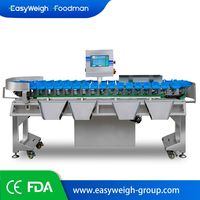 Vis Vis Kip Roterende Tray Gewicht Sorteermachine Voor Fruit Groente Verwerkingsbedrijven Hoge Precisie Easywegen