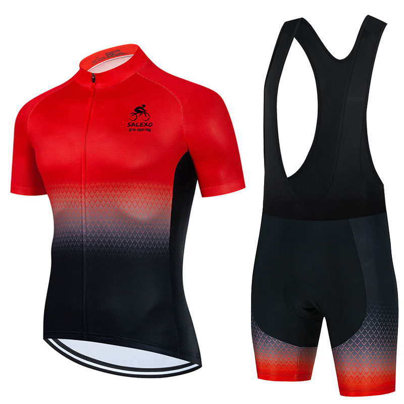 Maillot Ciclismo Manga Corta Hombre | Transpirable 3 Bolsillos Traseros | Tallas S-3XL