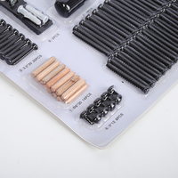 Kit d'installation personnalisé M4-8 jeu de vis à pointe en nylon vis Herbert kit d'installation de meubles avec emballage blister en plastique