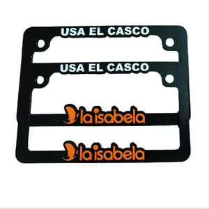 Customized Wholesale United States Spain Europe Motorcycle License Plate Frame