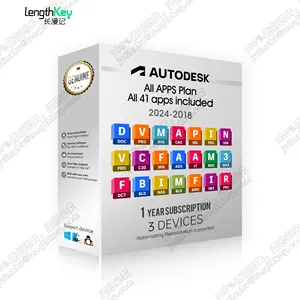 24/7 Online License Key Autodesk All Apps 1 Year Subscription 2025/2024/2023/2022 AutoCAD Drafting Drawing Tool Software