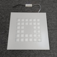 Panneau lumineux encastré modulaire