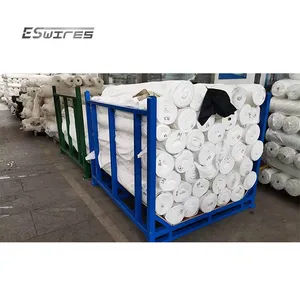Estante de rollo de lona de almacenamiento resistente para la industria textil de almacén con recubrimiento en polvo
