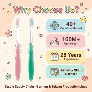 <span class=keywords><strong>Brosse</strong></span> à dents à poils doux pour enfants, manche transparent en forme d'animal de dessin animé, <span class=keywords><strong>brosse</strong></span> à dents manuelle pour enfants, pour les soins bucco-dentaires à domicile, usage quotidien - Product Image 6