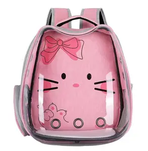 Wholesale OEM ODM Premium Outdoor Portable Cat Backpack Durable Clear Space Capsule Pet Large Carrier Backpack
