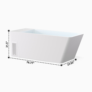 Bañera de Hidromasaje para Recuperación Deportiva Gurgle, con Control por WiFi y Aplicación, Bañera de Acrílico para Terapia de Agua Fría, Spa para Atletas - Product Image 6