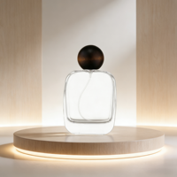 Bouteilles de parfum miniatures en gros 100 ml en verre transparent rechargeables avec pompe pulvérisatrice, flacons cosmétiques vides, prêts pour diffuseurs à bâtonnets
