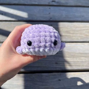 Hot Bán 100% Bông Tùy Chỉnh Crochet Cá Voi Mô Hình Handmade Nhồi Crochet Cá Voi Đồ Chơi - Product Image 2