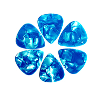 Pick Gitar Seluloid Warna-warni Profesional Custom 0.46 0.71 0.96 1.2 1.5mm, Part & Aksesoris Instrumen Senar